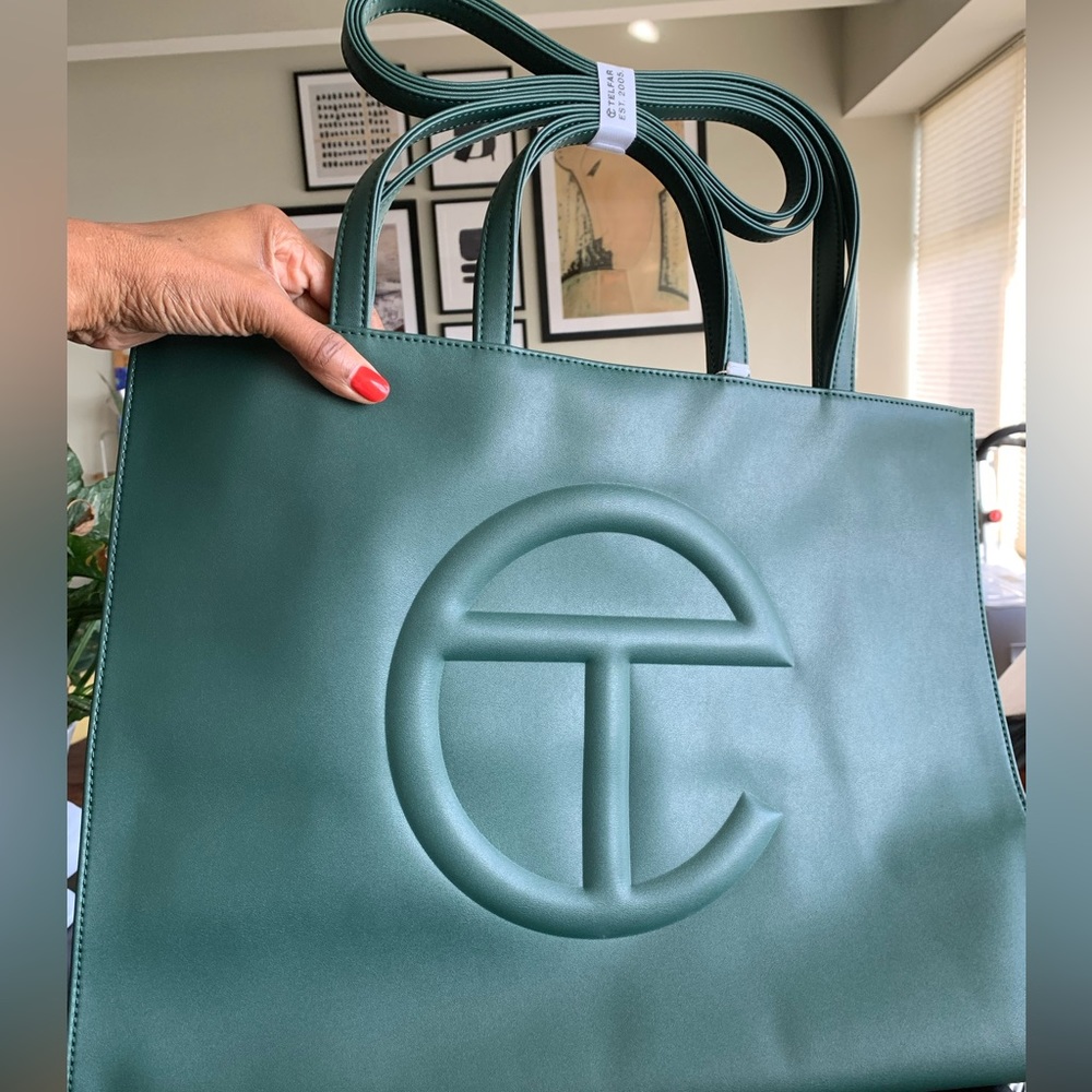 NWT TELFAR Shopping Bag dark olive SZ Large